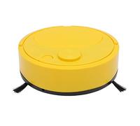 Aspirapolvere Robot Intelligente, Mini Ricarica USB Multifunzionale con Evitamento Automatico e Aspirazione Potente per Legno, Piastrelle, Moquette (Giallo)