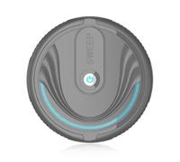Aspirapolvere robotico wireless intelligente 5 in 1 Mini Home Multi-Mode USB ricaricabile Spazzatrice domestica for pavimenti in moquette bagnati e asciutti(Gray Charging)