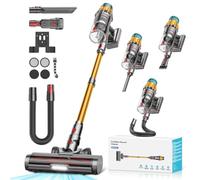 Aspirapolvere Senza Fili 48KPa/550W/70 Min, 2.0L, Scopa Elettrica Senza Fili Potente con OLED Touch Intelligente, Filtraggio a 11 Stadi, Spazzola Anti-Groviglio per Pavimenti/Tappeti/Peli Animali/Auto