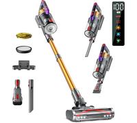 Aspirapolvere Senza Fili, 550W/45KPA 70 Mins,Scopa Elettrica Senza Fili a Doppia