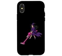 Aspirapolvere senza fili a tema strega Umorismo strega Halloween Custodia per iPhone X/XS