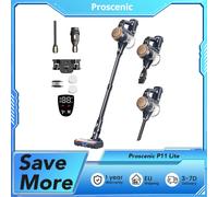 Aspirapolvere senza fili Proscenic P11 Lite, De-Tangles Hair, 180 ° Sterzo girevole, tubo telescopico, stoccaggio a parete Proscenic P11 Lite
