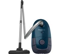 Rowenta Power XXL Aspirapolvere con sacchetto, RO3126EA, set da parquet, 900 W, contenitore per polvere da 4,5 l, raggio d'azione, 8,8 m, blu scuro/grigio