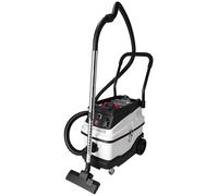 Aspirapolvere umido e secco con filtro acqua 1600 W, DEDRA DED6603, 30 l, per lavori di cartongesso, filtro HEPA e filtro acqua, potenza di aspirazione: 19 kPa, ruote di trasporto mobili