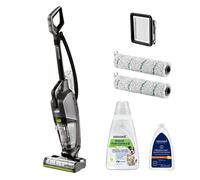 Aspirapolvere verticale CROSSWAVE 3528N HYDROSTEAM PET Bissell - Nero e argento, senza sacco, pulizia a secco e umido - Nouvo