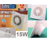 Aspiratore aria 15 watt da muro Estrattore 100mm parete fumo Ventola ventilatore
