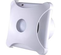 Aspiratore da Bagno Silenzioso e Potente, 171X171mm, Foro 100mm, Profondità 100mm, 10W, 230V, 50Hz, 150m³/h 30dB