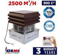 ASPIRATORE ASPIRAFUMO TIRAFUMO GEMI PER CAMINO, BARBECUE E PIZZERIA MOD.BASE [EEK: A+++]