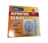 Aspiratore estrattore aria 25W fumo muro ventola elimina odori cucina 13A-15