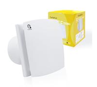 Aspiratore da Bagno 100mm Ventola di Aspirazione con Timer Regolabile e Sensore