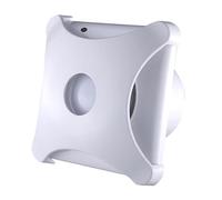 Aspiratore da Bagno Silenzioso e Potente, 171X171mm, Foro 100mm, Profondità 100mm, 10W, 230V, 50Hz, 150m³/h 30dB