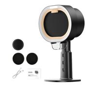 Aspiratore Da Tavolo Portatile 2 Velocità 3600mAh Ricaricabile con Luce | Ventilatore Estrattore da Banco per Casa, Appartamento, Dormitorio, Camper, Grigliata Indoor, Fonduta, Tavolo Famiglia