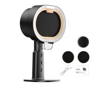 Aspiratore Da Tavolo Portatile 2 Velocità 3600mAh Ricaricabile con Luce | Ventilatore Estrattore da Banco per Casa, Appartamento, Dormitorio, Camper, Grigliata Indoor, Fonduta, Tavolo Famiglia