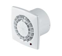 Aspiratore di Bagno 100mm con Timer / Delay Bianco Toilette Ventilatore WGB100T