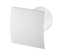 Aspiratore di Bagno 100mm con Timer Sensore Umidità e Bianco Pannello Anteriore