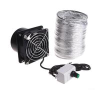 Aspiratore di fumi con velocità regolabile, sistema di rimozione dei fumi alimentato tramite USB, con tubo flessibile per officina, riparazione elettronica e progetti fai da te (ventilatore più tubo