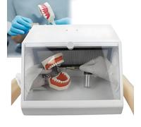 Aspiratore di polvere for sabbiatrice da laboratorio, cabina di sabbiatura modulare, sabbiatrice dotata di doppio sistema di aspirazione e 6 lampade a LED, ampia finestra for la rimozione della polver
