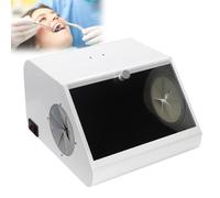 Aspiratore di polvere for sabbiatrice da laboratorio orale, scatola antipolvere for sabbiatura, aspiratore di sporco con sorgente luminosa a LED, 2 filtri, ampia finestra, for sabbiatura