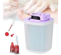 Aspiratore Di Polvere Per Piedi - Per La Rimozione Della Fresa Per Unghie E Per Centri Estetici O Per La Nail Art Fai Da Te A Casa, Strumento Per Manicure E Pedicure, Extra-Large,Purple