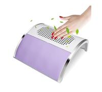 Aspiratore di polvere per unghie, Aspirapolvere for unghie 80w ad alta potenza, aspiratore di polvere for unghie a basso rumore, aspiratore di polvere for unghie in gel, lucidatura e limatura,per str