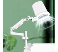 Aspiratore Di Polvere per Unghie, Aspiratore Di Polvere per Lucidatura Di Modelli Di Denti/Unghie Con Ventola a 10 Velocità E LED a 5 Livelli Di Luminosità per Manicure, Nail Art