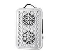 Aspiratore di polvere per unghie, Aspiratore for unghie ultrasottile e silenzioso, filtro for polvere for unghie con doppia aspiraze potente e turbo, for limatura e rimoze,per strumenti per manicure