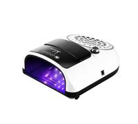 Aspiratore di polvere per unghie, Lampada for unghie professionale 2 in 1 ad alta potenza da 186 W, aspiratore for unghie, lampada for asciugatura gel a LED, raccoglitore di polvere con filtri, strume