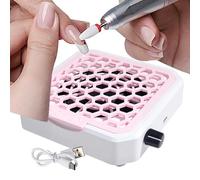 Aspiratore di Polvere per Unghie Nail Tech Macchina per Manicure Portatile | Aspiratore per Unghie con Ventola di per Donna Principiante Appassionata Uso Domestico Estetista