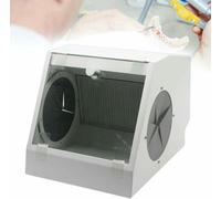 Aspiratore di polveri dentali professionale per la protezione della sabbiatura, include filtri e luce LED, ideale per laboratori dentali e laboratori