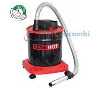 ASPIRATORE ELETTRICO CENERI FREDDE PER STUFE A PELLET 18LT 950W ITALIA CENEHOT