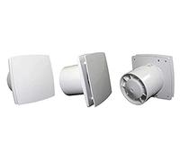 ASPIRATORE ELETTRICO ESTETICO BIANCO DIAMETRO 100 PER BAGNI E CUCINE