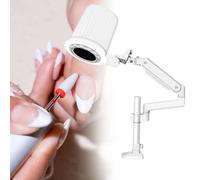 Aspiratore Elettrico Per Polvere Per Unghie, Filtro E Lampada, Luminosità Regolabile, Estrattore Per Polvere Per Unghie, Macchina Per Polvere Per Unghie Per Salone Di Bellezza