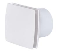 ASPIRATORE ELICOIDALE ELETTRICO DECOR Ø100 MM 100 M3/H 19W BIANCO BAGNO
