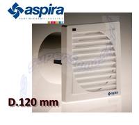 Aspiratore elicoidale EV 12/5'' S ASPIRA Fantini per foro Ø 120 mm