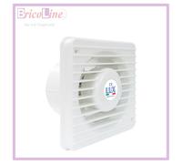 ASPIRATORE ELICOIDALE LUX MURO SERIE T MM.100 15W 240V PORTATA 85M3/H LUX100N