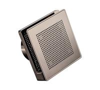 Aspiratore elicoidale per parete oro giallo metallizzato Vortice Punto