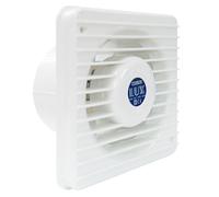 ASPIRATORE ESTRATTORE ARIA A MURO ELETTRICO D.80MM BIANCO PER BAGNO E CUCINA