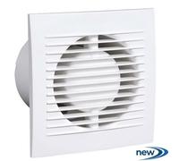 Aspiratore estrattore aria elettrico da muro, soffitto Ø100mm ABS 19w con Timer