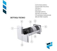 Aspiratore estrattore statico d'aria con recupero di calore PICO PRO 60