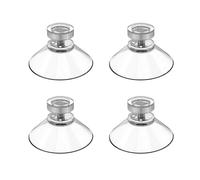 Aspiratore filettato | Forte aspirapolvere trasparente M4 - 40 mm vite dado gancio tavolo in per casa, cucina, appartamento, bagno, camera da letto