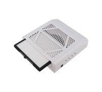 Aspiratore for unghie a basso rumore for aspiratore for unghie da 80 W, potente potenza, con macchina for manicure con filtro,Potente Doppio(White)