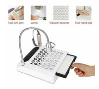 Aspiratore Fresa Lampada a Led Manicure Pedicure NAIL ART Unghie kit 4 in 1