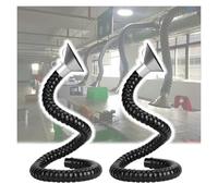 aspiratore fumo 1 M Braccio Flessibile Per Condotto Di Aspirazione Aria, Piegatura E Fissaggio Arbitrari, Per Impianti HVAC/lavorazione Del Legno/laboratorio(2 pcs,Inner dia 100MM(3.9 in))