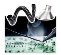 aspiratore fumo Tubo Flessibile Di Aspirazione Fumi Articolato Con Cappa, Braccio Collettore Per Condotto Di Aspirazione Aria Per Fabbrica/laboratorio/officina(L 3.2ft/39.3in,Dia 2 2/3 in)