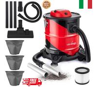 Aspiratore Industriale LEHMANN Haddo 2000W Aspiraliquidi e Solidi Aspiracenere 2