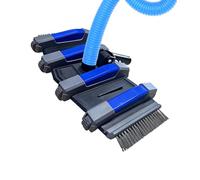 Aspiratore manuale per piscina, 35,5 cm, accessorio per la pulizia del terreno, con ruote, strumento di pulizia per piscine interrate, patio, prato, giardino, spa, accessorio per manutenzione