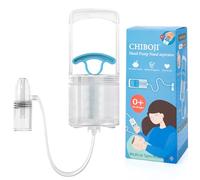 Aspiratore nasale brevettato per neonati e bambini, pompa a mano con ugello arrotondato non invasivo, aspirazione silenziosa allevia la congestione e soffocanti, sicuro per neonati, co-branded con
