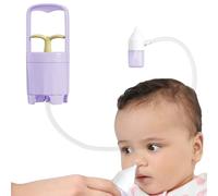 Aspiratore nasale con pompa, ventosa per naso in stile cartone animato, design anti-riflusso, punta in silicone morbido, di aspirazione delicato, parti facili da pulire, strumento compatto per