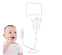 Aspiratore nasale con potente pompa mano, morbido detergente per naso in silicone per un sollievo rapido ed efficace della congestione nasale, aspiratore nasale per bambini di età compresa tra 0 e 6