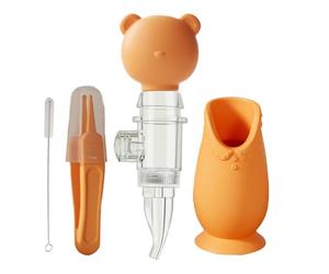 Aspiratore nasale - detergente lavabile e lenitivo | Set di aspiratori nasali per alleviare l'intasamento | detergente per naso per bambini, ragazze, genitori, casa, viaggi quotidiani, orari di andare